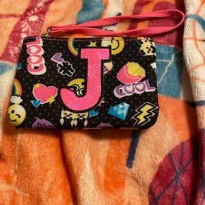 Justice zipper wristlet